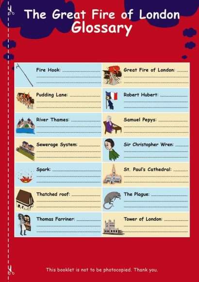 KS1 History: Great Fire of London