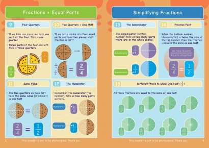 KS2 Maths Fractions Revision Book