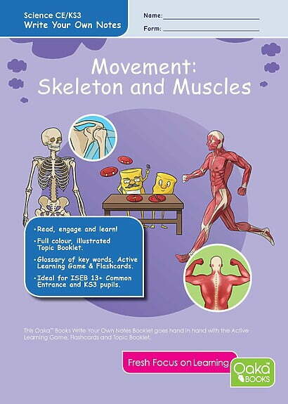 CE/KS3 Science: Biology: Movement: Skeletons & Muscles.