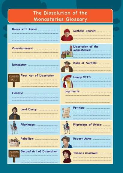 Common Entrance KS3 History Revision Glossary