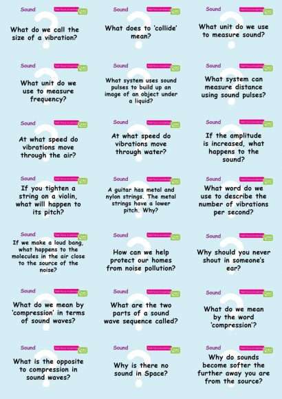 Common Entrance KS3 Science Revision Flashcards