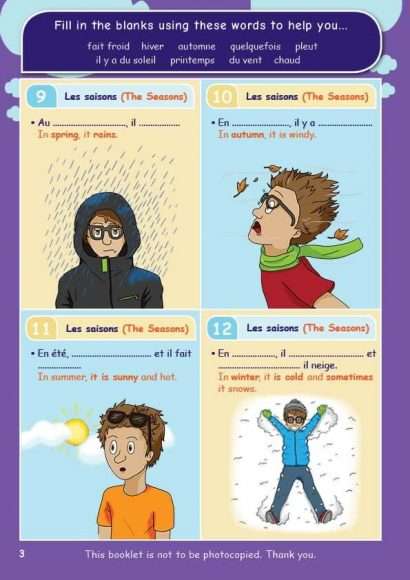 CE/KS3 French: Holidays