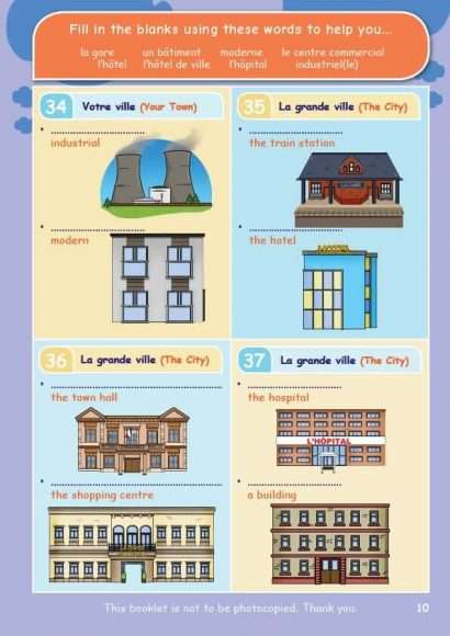 CE/KS3 French: My Town