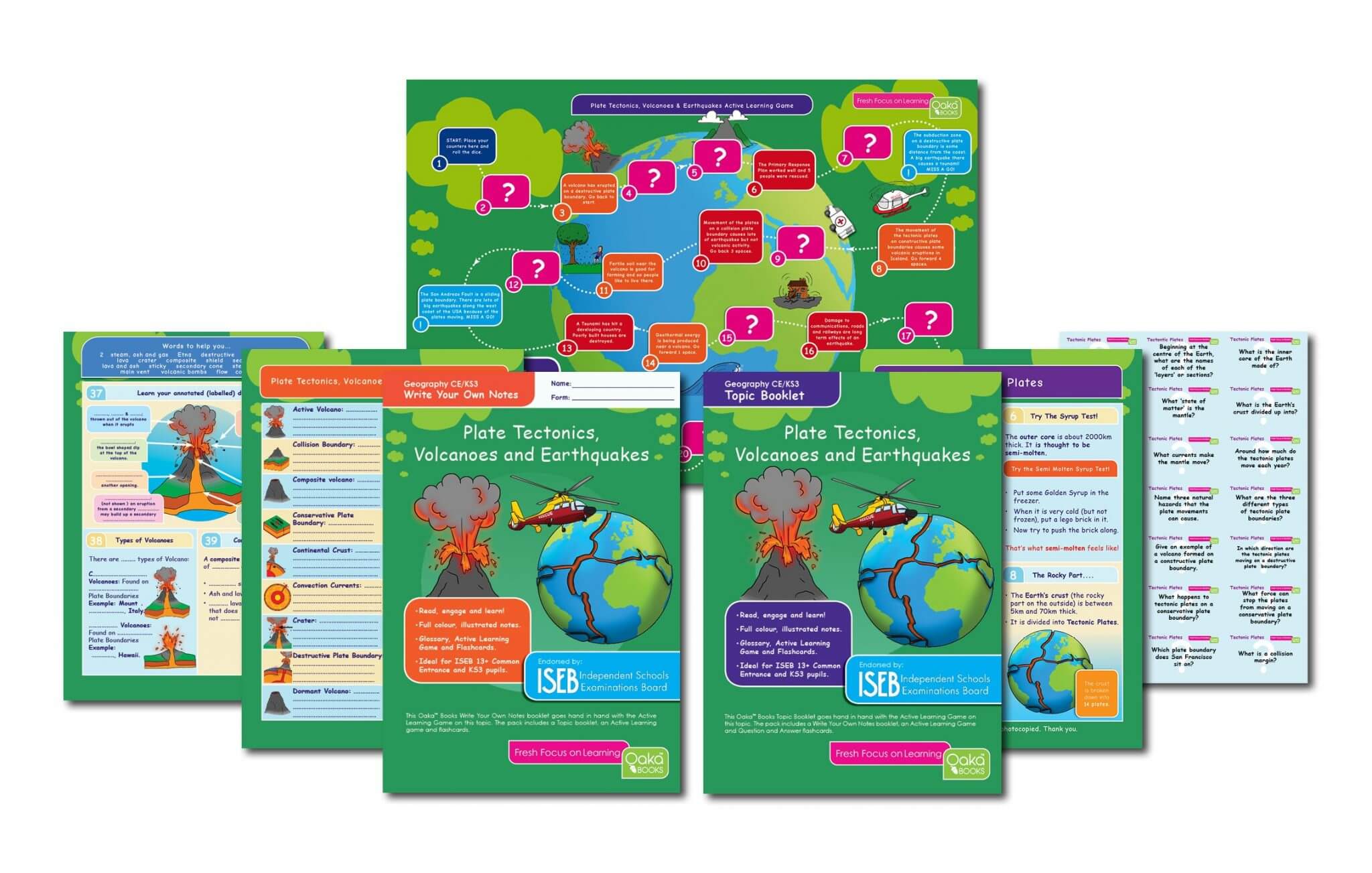 CE/KS3 Geography: Plate Tectonics, Volcanoes & Earthquakes