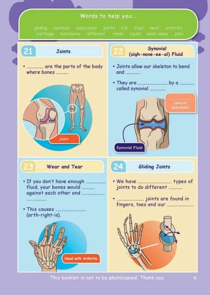 CE/KS3 Science: Biology: Movement: Skeletons & Muscles.