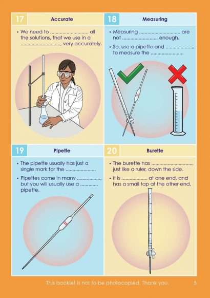 GCSE/KS4 Chemistry: Chemical Titrations