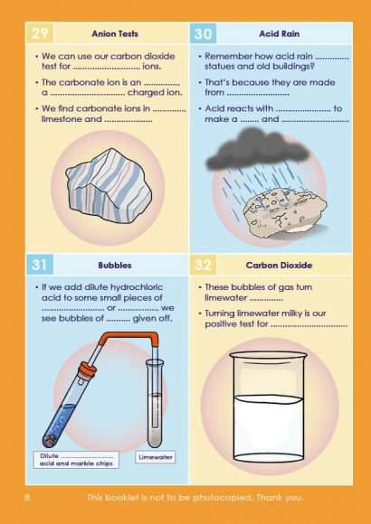 GCSE/KS4 Chemistry: Chemical Analysis