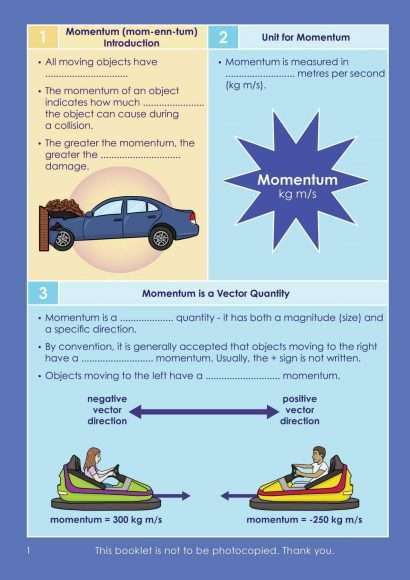 GCSE/KS4 Physics: Momentum & Collisions