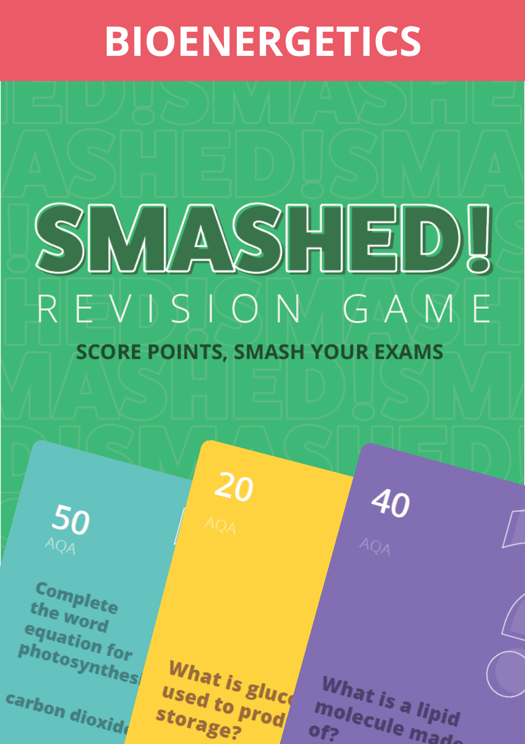 Bioenergetics Smashed Card Game